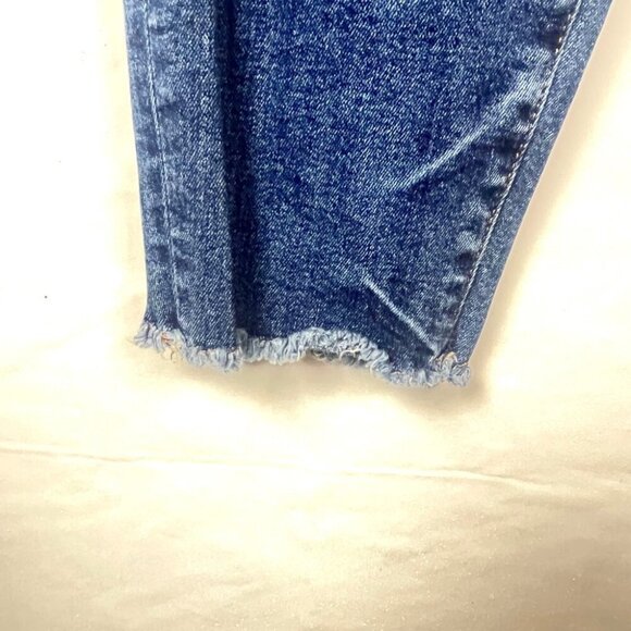 Good American High Waist Raw Edge Jeans 14 - Picture 3 of 5